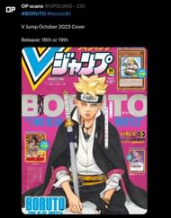 Screenshot of Boruto's time-skip design Tweet (Image via Sportskeeda/Twitter)